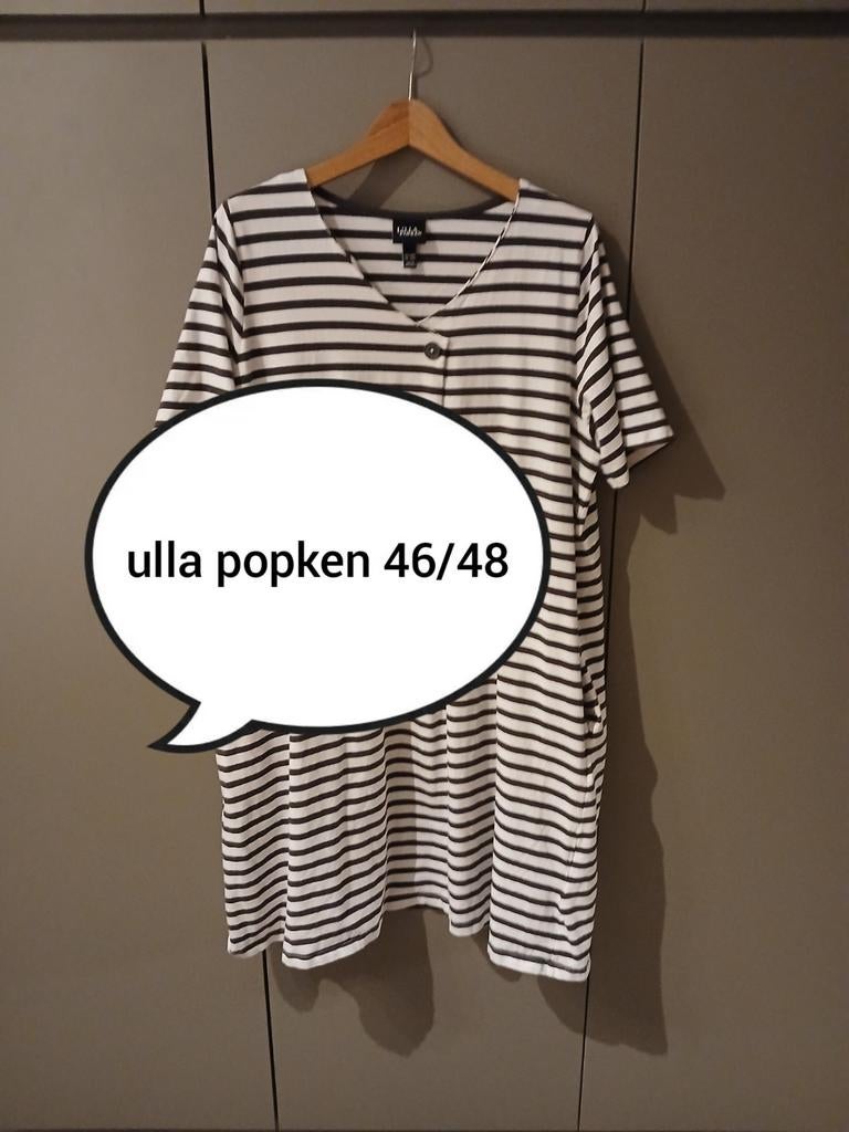 Robe Tulla dolls 46/48, Ulla Popken, Comme neuf, Robe, Blanc