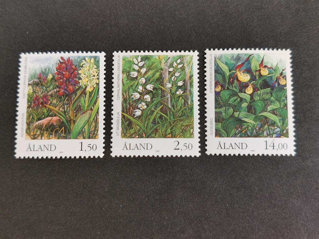 Aland 1989 - fleurs - orchidées sauvages **, Enlèvement ou Envoi, Finlande, Non oblitéré