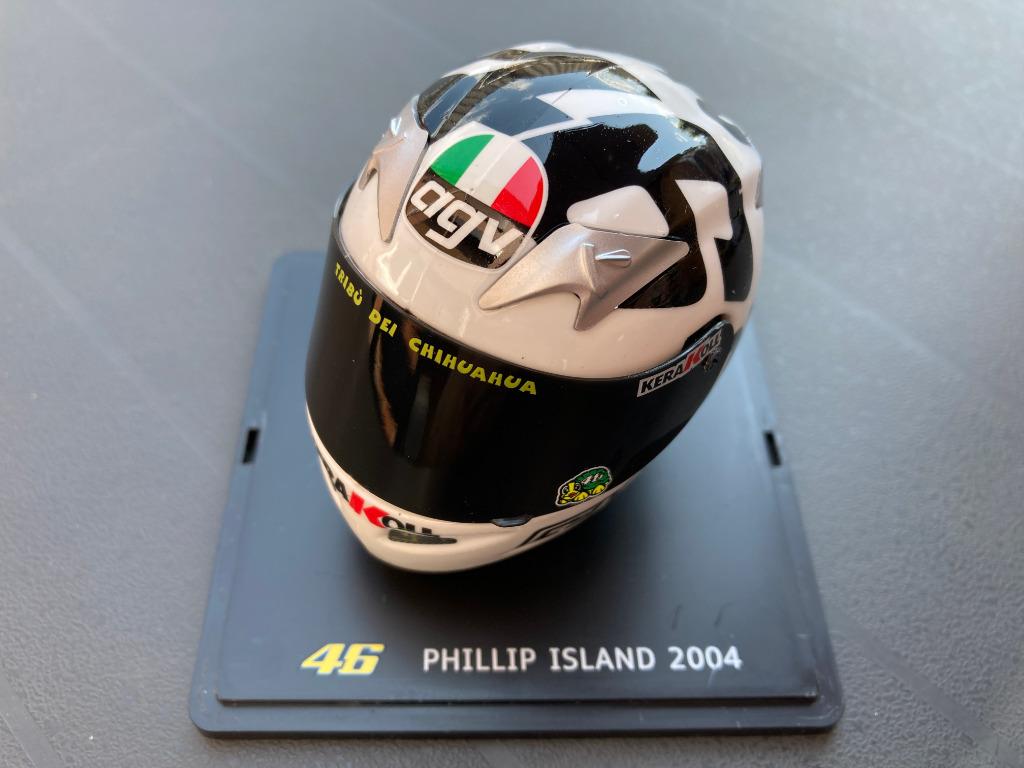 Valentino Rossi 1:5 helm Phillip Island 2004 Yamaha YZR-M, Ophalen of Verzenden, Nieuw, Motoren