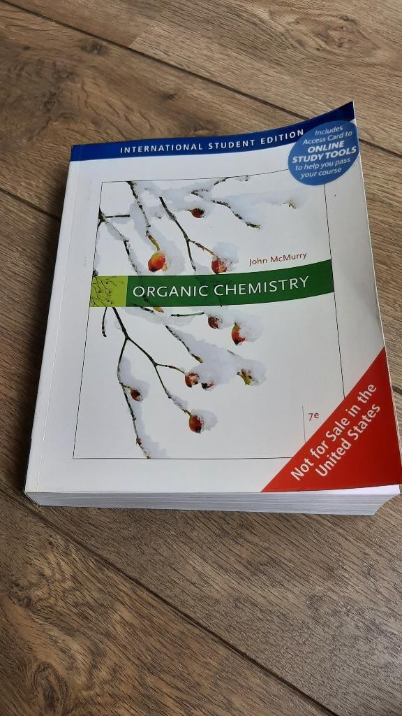 Organic Chemistry - John McMurry - 7e editie, Boeken, Studieboeken en Cursussen, Ophalen of Verzenden, Zo goed als nieuw, Hoger Onderwijs