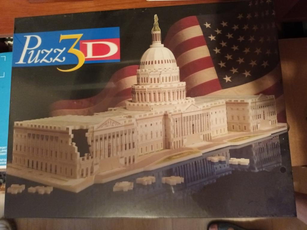 3D puzzel MB US Capitool, Enlèvement ou Envoi, Neuf, Rubik's Cube ou Puzzle 3D