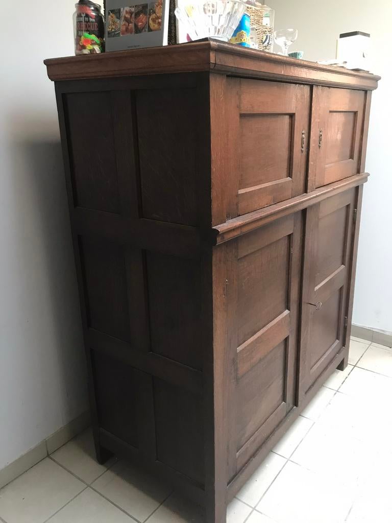 Buffet ancien, Maison & Meubles, Armoires | Meubles ordinateur, Enlèvement, Utilisé, Antieke buffetkast 18e eeuw.
