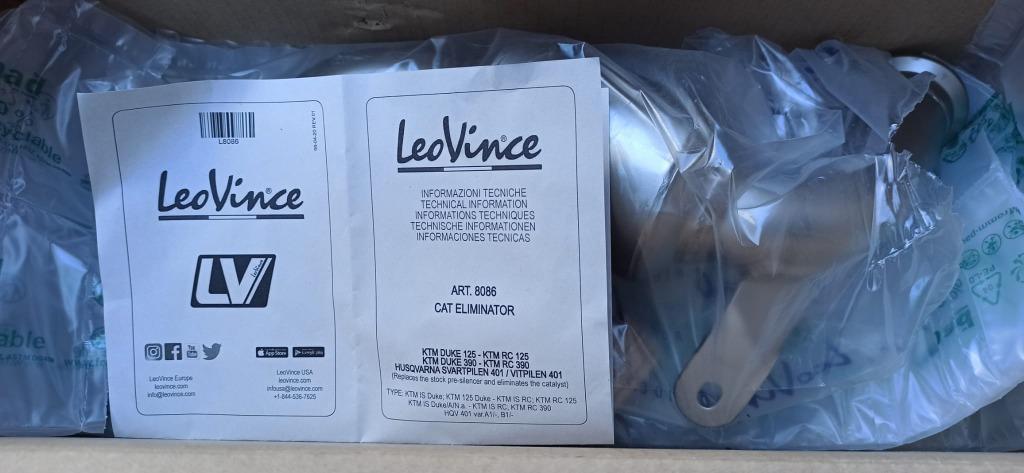 Leovince CAT Eliminator KTm Duke 125/390 RC 125/390 Husqvarn, Motoren, Ophalen, Nieuw
