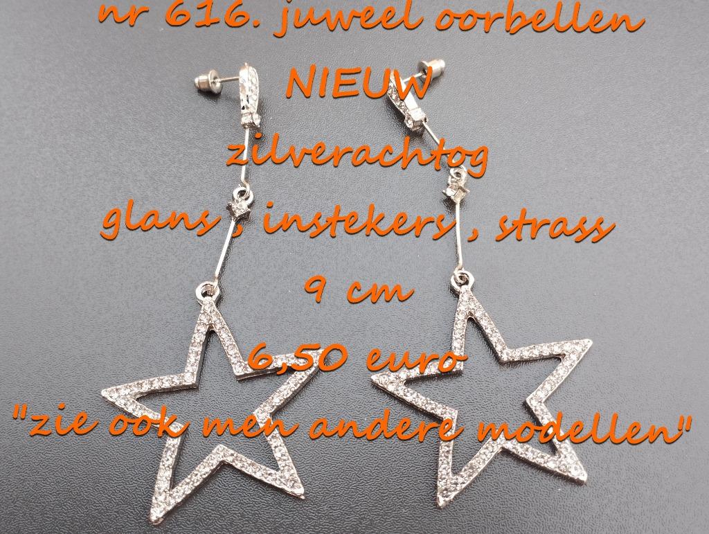 616. Bijou : boucles d'oreilles, NEUF, frais de port inclus, Argent, Envoi, Neuf, Puces ou Clous