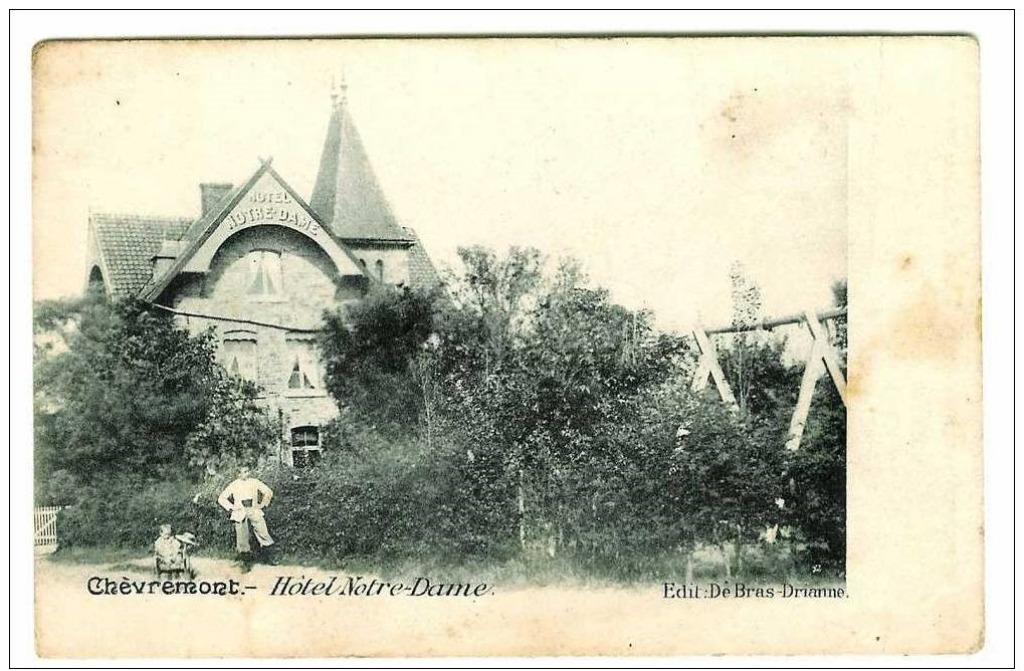Chèvremont Hôtel Notre-Dame, Enlèvement ou Envoi, Avant 1920, Non affranchie, Liège