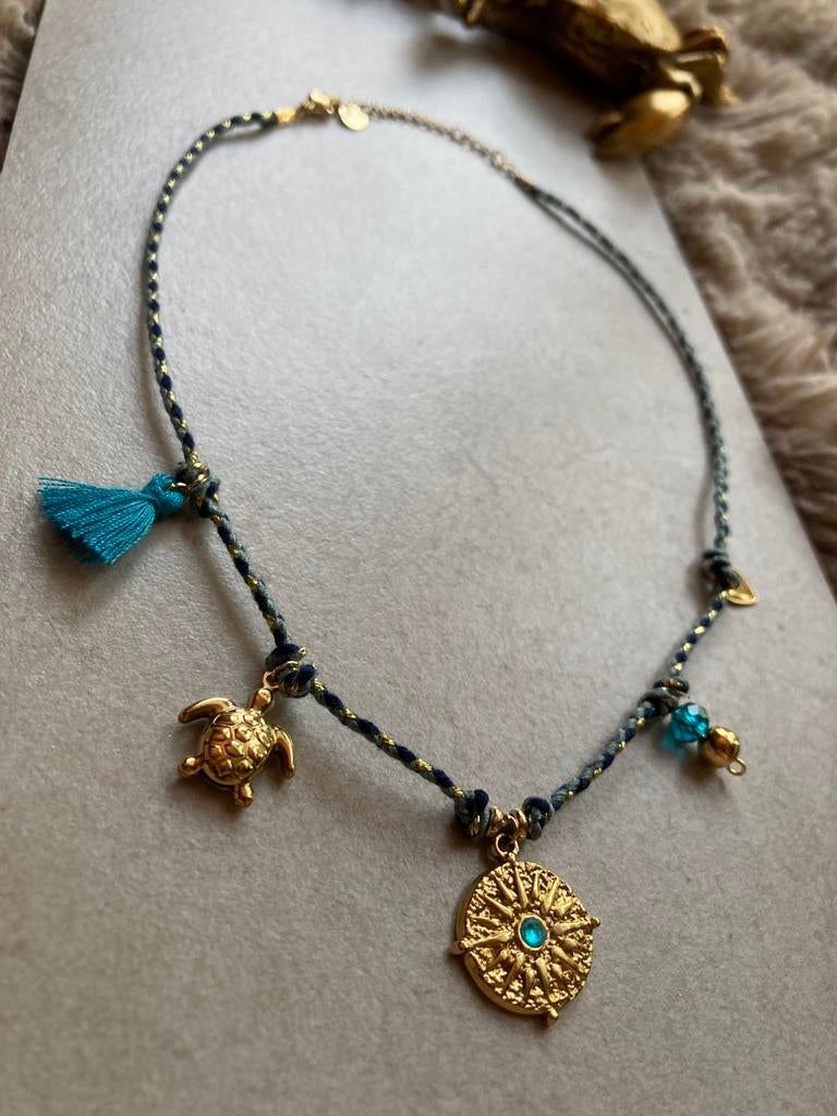 Bijoux Oasis en turquoise faits à la main Stainless Steel, Neuf, Enlèvement ou Envoi, Autres couleurs, Autres matériaux