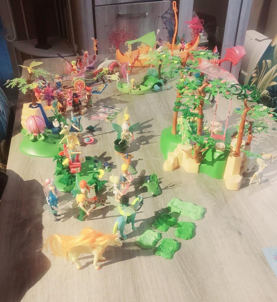 Ensemble playmobil Fées et licornes, Ophalen, Zo goed als nieuw, Complete set