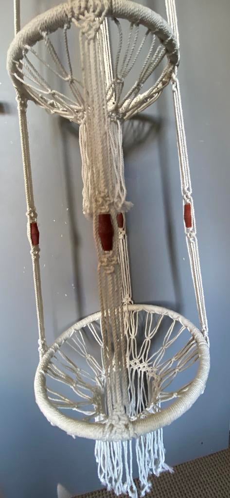 Très joli grand macramé blanc, Huis en Inrichting, Woonaccessoires | Wanddecoraties, Ophalen of Verzenden, Zo goed als nieuw