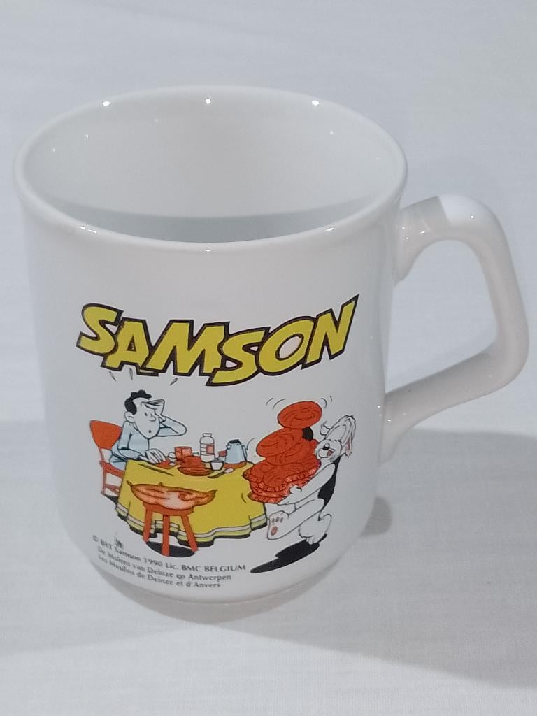 Vintage Samson & Gert Mok – BRT 1990 – Made In England, Verzamelen, Ophalen of Verzenden, Gebruikt, Tv, Gebruiksvoorwerp