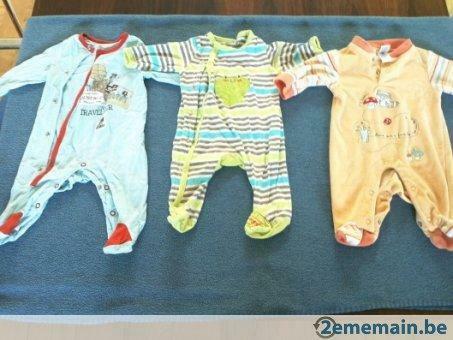 Nombreux pyjamas bébé de diverses tailles, Utilisé, Garçon