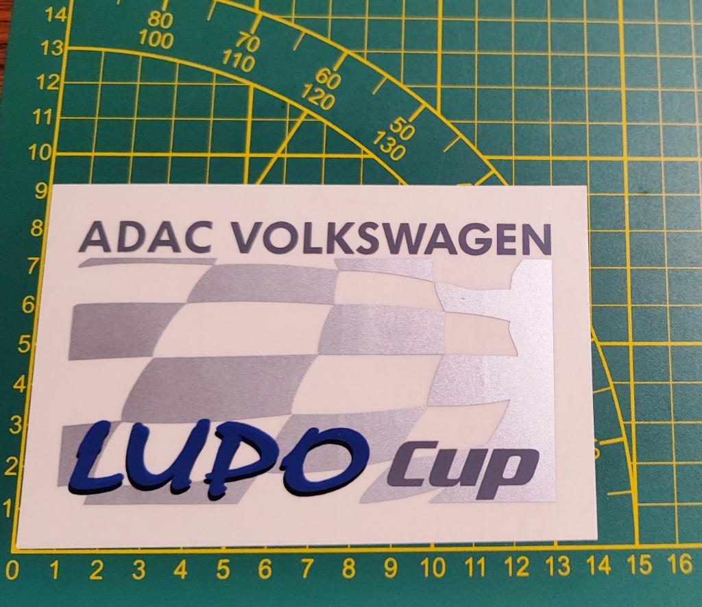 Sticker ADAC Volkswagen Lupo Cup (2 beschikbaar), Enlèvement ou Envoi