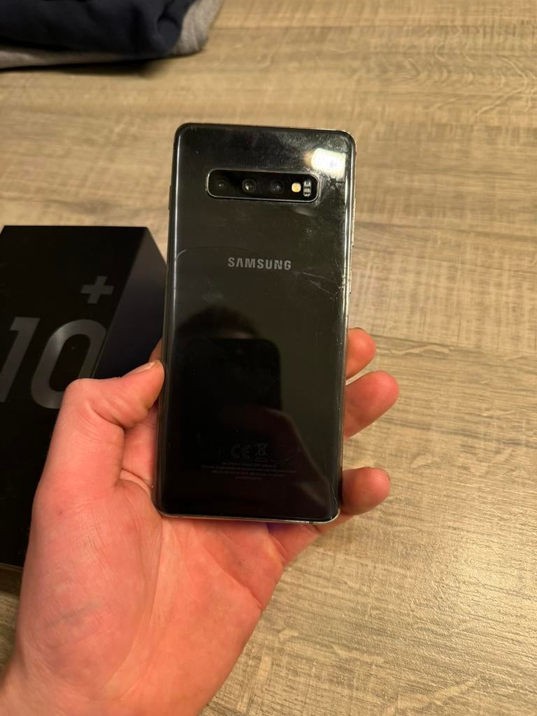 Samsung galaxy s10+, Ophalen, Zwart, Touchscreen, Zo goed als nieuw
