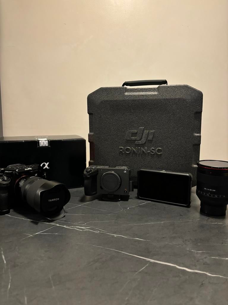 Camera gear te koop, TV, Hi-fi & Vidéo, Enlèvement, Comme neuf, Sony