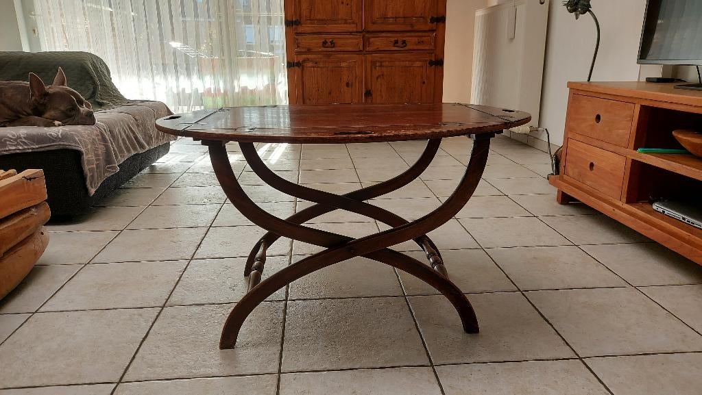 Engelse butler salontafel mahonie, Enlèvement