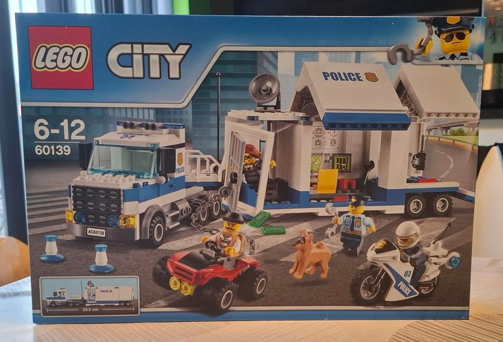 LEGO CITY : Mobiele commando centrale set 60139, Ophalen of Verzenden, Lego