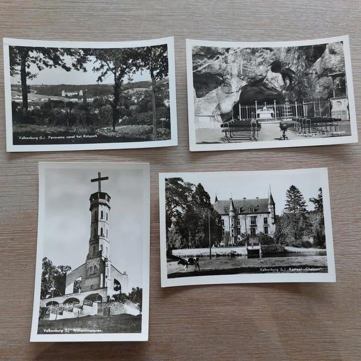 4 postkaarten Valkenburg, Collections, Cartes postales | Pays-Bas, Enlèvement ou Envoi
