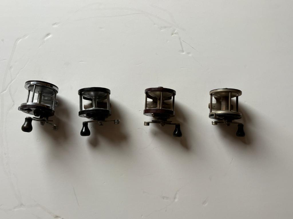 Lot de 4 moulinets a tambour tournant, Enlèvement ou Envoi