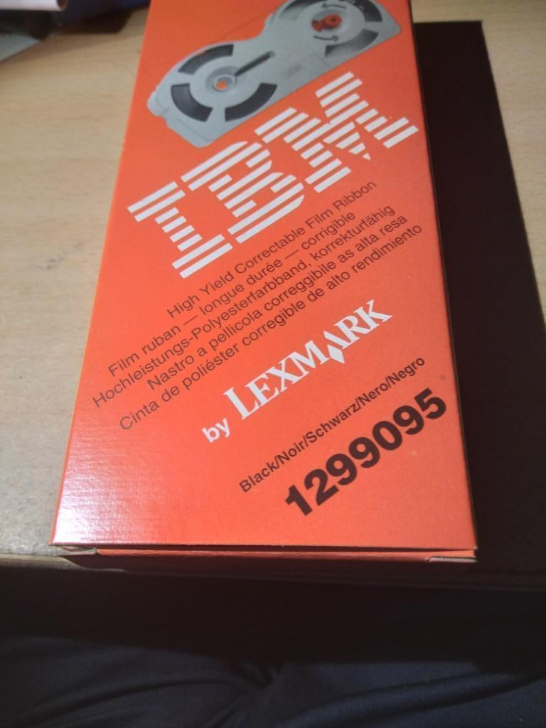 RUBAN DE FILM RECTIFIABLE HAUTE CAPACITE IBM BY LEXMARK - BL, Informatique & Logiciels, Enlèvement ou Envoi, Neuf, Ruban d'imprimante