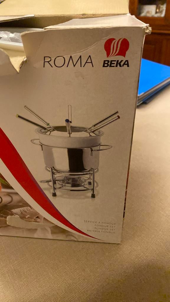 Fondue set voor chocolade nieuw, Ophalen, Zo goed als nieuw