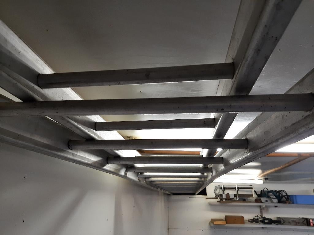 Ladder aluminium 2* 22 sporten, Pliable ou rétractable/escamotable, Comme neuf, Échelle, Enlèvement