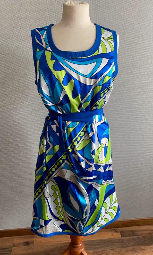 Kleurrijke jurk Atmos Fashion maat 46, Taille 46/48 (XL) ou plus grande, Atmos fashion, Comme neuf, Sous le genou