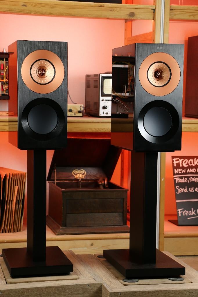 Demoset KEF Reference 1 Meta Black. INRUILOK. Wit of walnut?, TV, Hi-fi & Vidéo, Enlèvement ou Envoi, Comme neuf