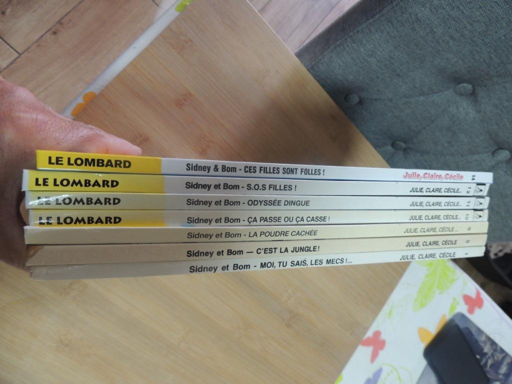 LOT DE 7 BD JULIE CLAIRE ET CECILE VOIR DESCRIPTIF /PHOTOS, Livres, Enlèvement ou Envoi, Série complète ou Série, Utilisé, SYDNEY ET BOM