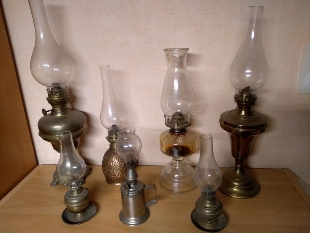 olielamp - 7 stuks, Antiek en Kunst, Ophalen of Verzenden