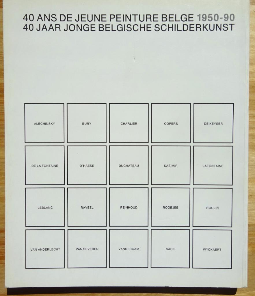 40 ans jeune peinture belge, 1950-1990 - Hommage Karel Geirl, Enlèvement ou Envoi, Comme neuf, Peinture et dessin