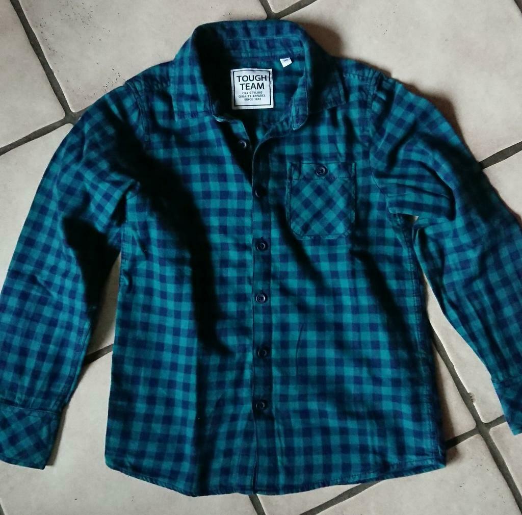 Chemise garçon carreaux, Enfants & Bébés, Enlèvement ou Envoi, Comme neuf, Garçon