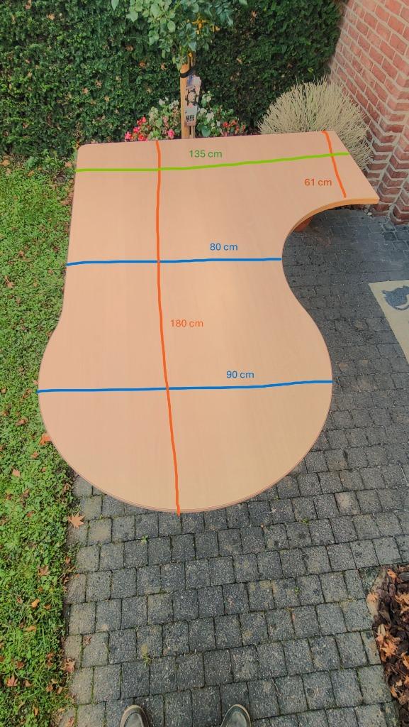 Rechthoekig bureau, Ophalen, Zo goed als nieuw