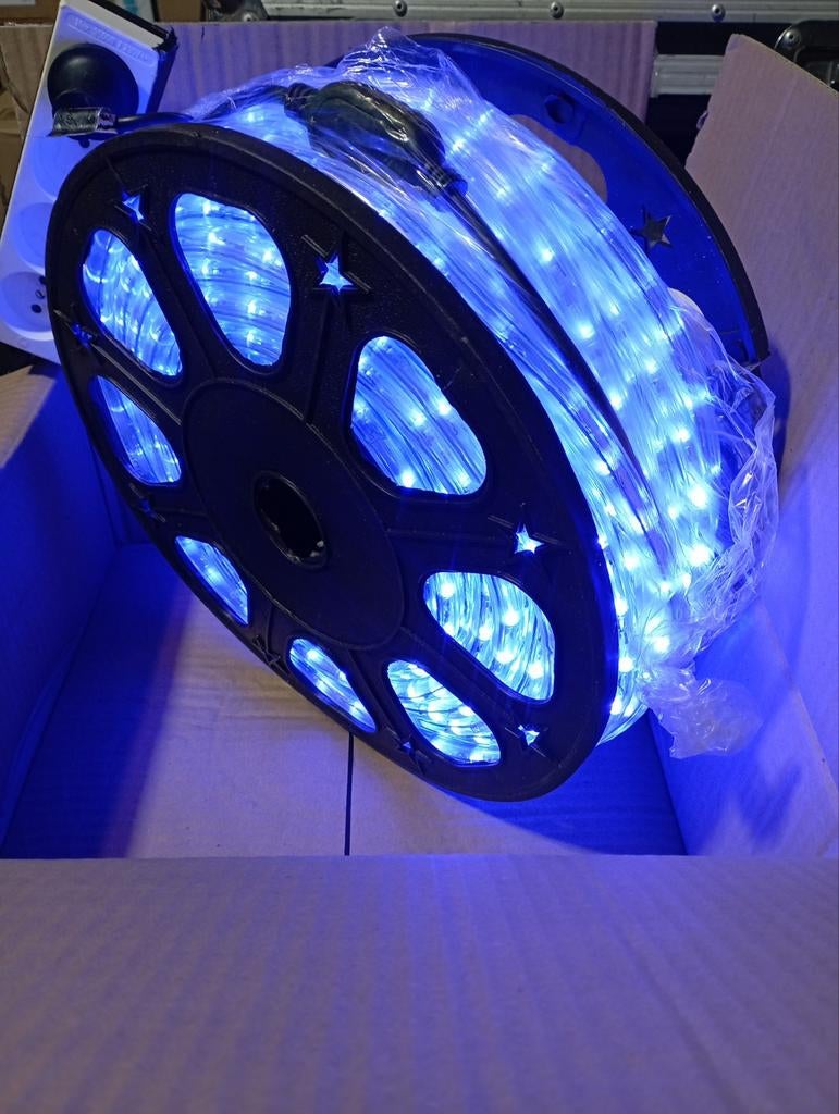 LED ropelight blauw 45m 2 stuks, Ophalen of Verzenden, Nieuw