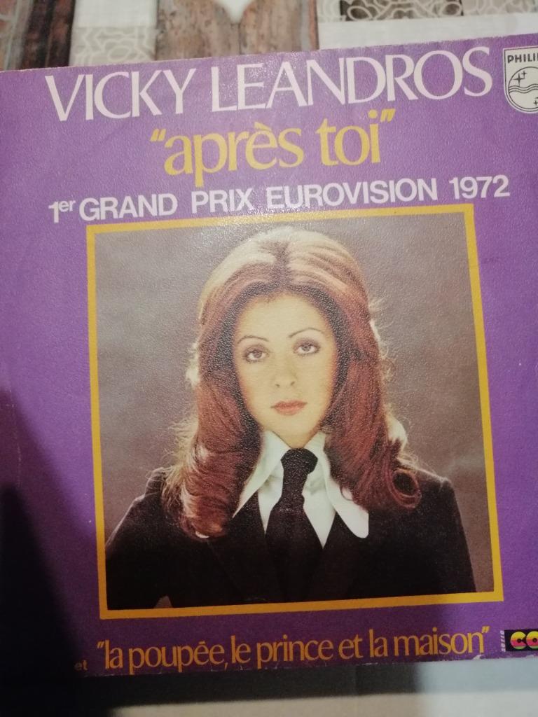 45-toerenplaat Vicky Leandros After you, Cd's en Dvd's, Vinyl Singles, Ophalen, Zo goed als nieuw, Wereldmuziek, Single