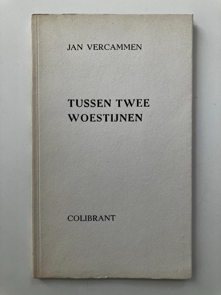 Jan Vercammen - Tussen twee woestijnen (GESIGNEERD), Enlèvement