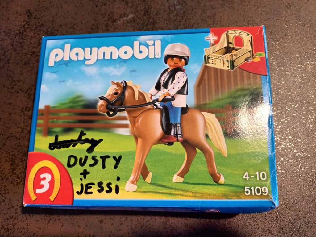 PLaymobil - Halfinger paard met paardenbox 5109, Enlèvement ou Envoi, Comme neuf