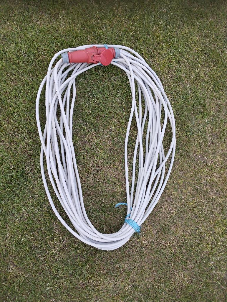 34 m Ho5vvf elektriciteitskabel, Doe-het-zelf en Bouw, Elektriciteit en Kabels, Ophalen, Gebruikt