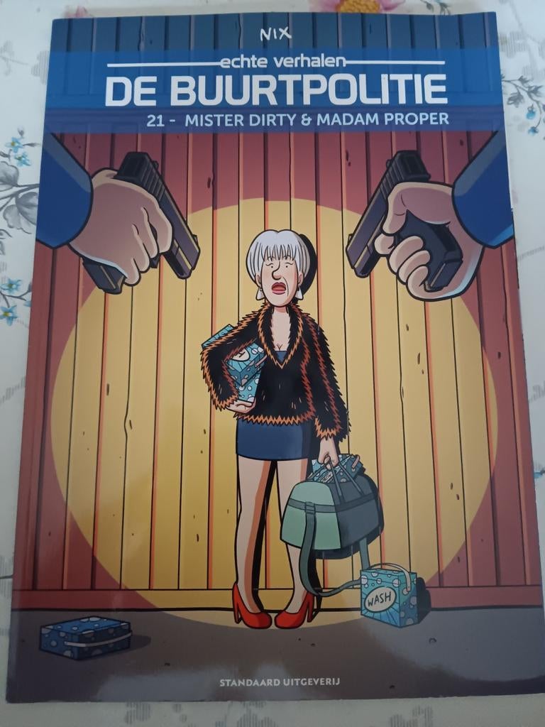 Strip De buurtpolitie 21 Mister Dirty en Madam Proper, Boeken, Stripverhalen, Ophalen of Verzenden, Zo goed als nieuw