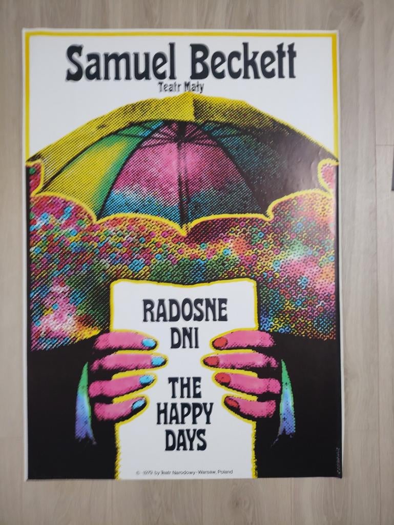 Rodsen Dni De Gelukkige Dagen affiche - Samuel Beckett 1979, Ophalen