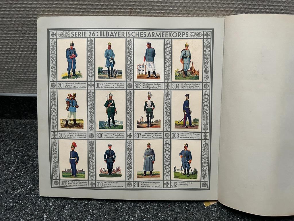 Verzamelfotoalbum/Uniformen van het oude leger 1932, Verzamelen, Ophalen of Verzenden, Overige soorten