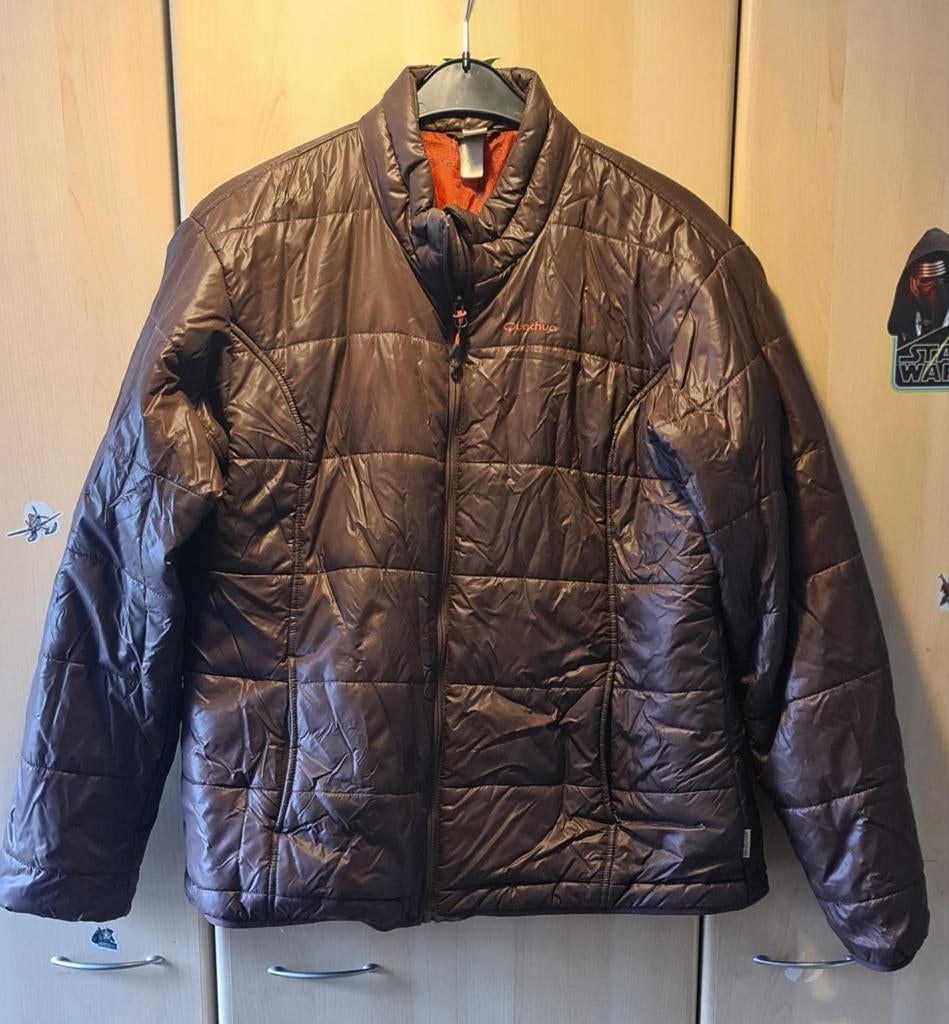 Lichtbruin donsjack voor dames XXL, Kleding | Dames, Jassen | Winter, Zo goed als nieuw, Ophalen