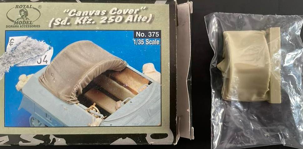 Sd Kfz 250 Canvas Cover, Enlèvement ou Envoi, Neuf, 1:32 à 1:50, Camion
