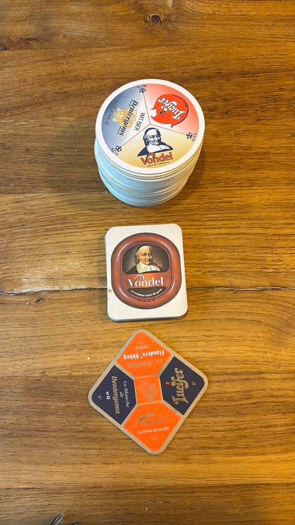 Bierviltjes Vondel, Verzamelen, Ophalen of Verzenden, Zo goed als nieuw