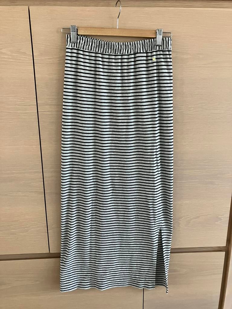Wit/zwart gestreepte lange rok - CKS - 16 jaar, Kinderen en Baby's, Kinderkleding | Maat 176, Gebruikt, Meisje, Cks, Ophalen of Verzenden