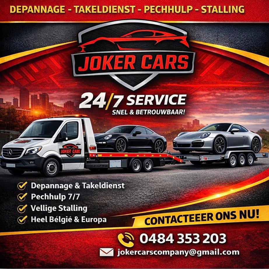 Depanage & Takeldienst 7/7 Op aanvraag