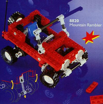 LEGO technic off-road 8820 Mountain Rambler compleet!, Kinderen en Baby's, Ophalen of Verzenden, Zo goed als nieuw, Complete set