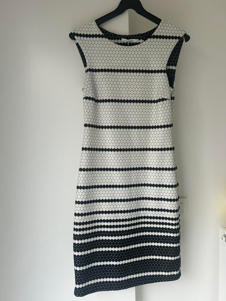 Mooi zwart wit kleedje - mt 38 - Lola & Lisa, Lola & Liza, Zwart, Ophalen of Verzenden, Zo goed als nieuw