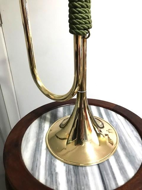 Trompette clairon cor cavalerie L 56 messing Vintage✨😎👌, Musique & Instruments, Enlèvement ou Envoi, Comme neuf, Autres types