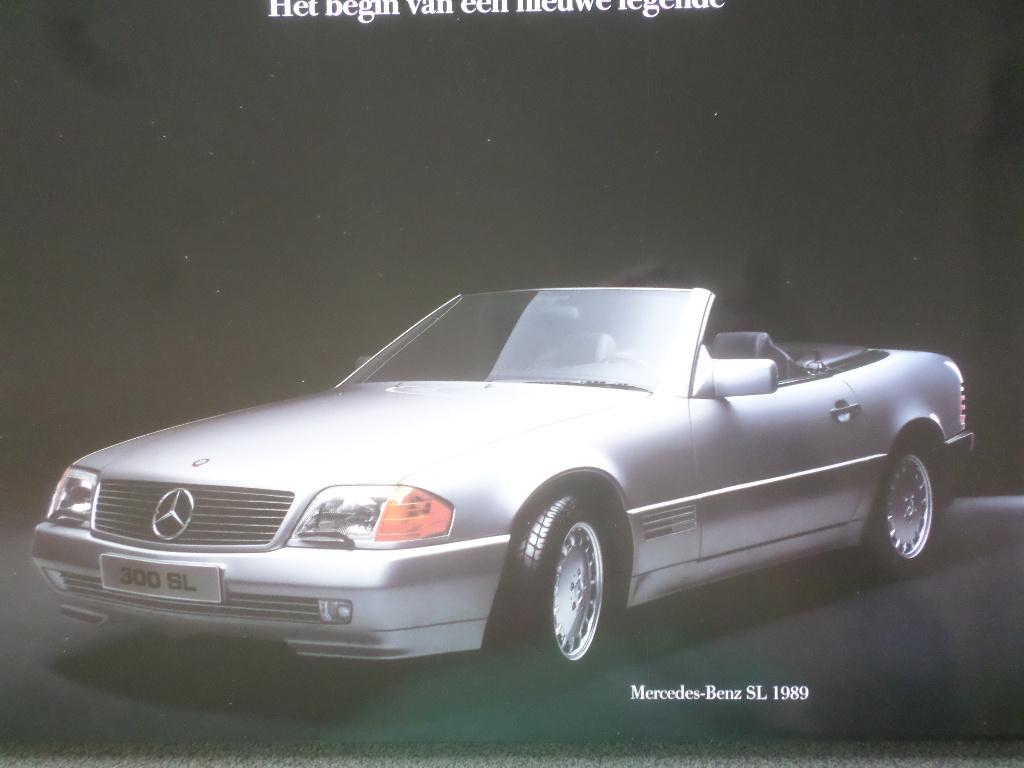 Dossier Mercedes 300 & 500 & 600 SL 1092 avec 2 brochures, Enlèvement ou Envoi, Mercedes
