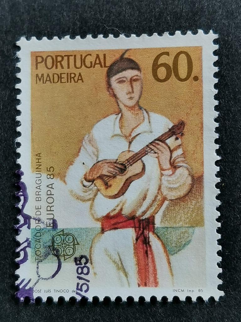 Madeira 1985 - Europa CEPT  - muziek - Braguinha, Ophalen of Verzenden, Portugal, Gestempeld