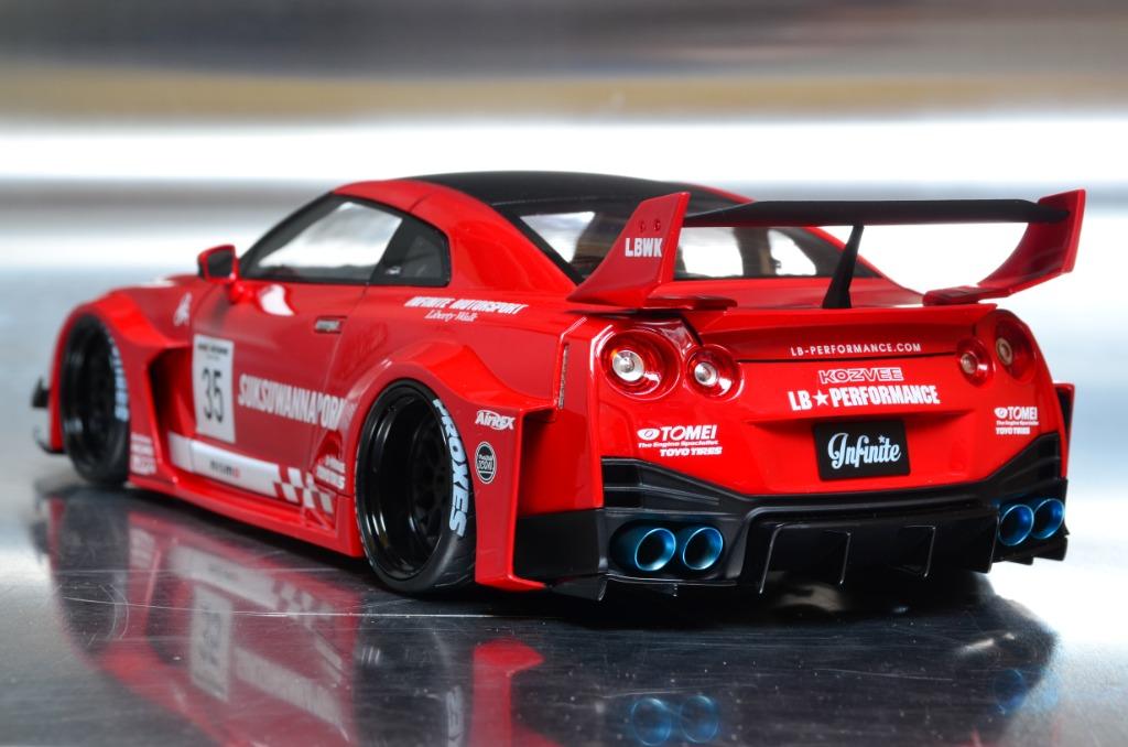 1/18 Nissan GT-R (R35) LB-Silhouette Works Ignition, Enlèvement ou Envoi, Comme neuf, Voiture, Autres marques